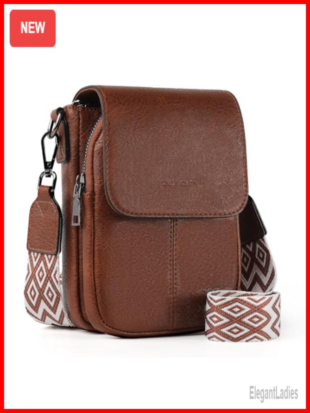 Small Crossbody Bag for Women, Vegan Leather Cell Phone Purse with Card Slots,